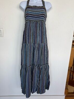 Anthropologie Boho Maxi Dress Summer Beach Coachella
